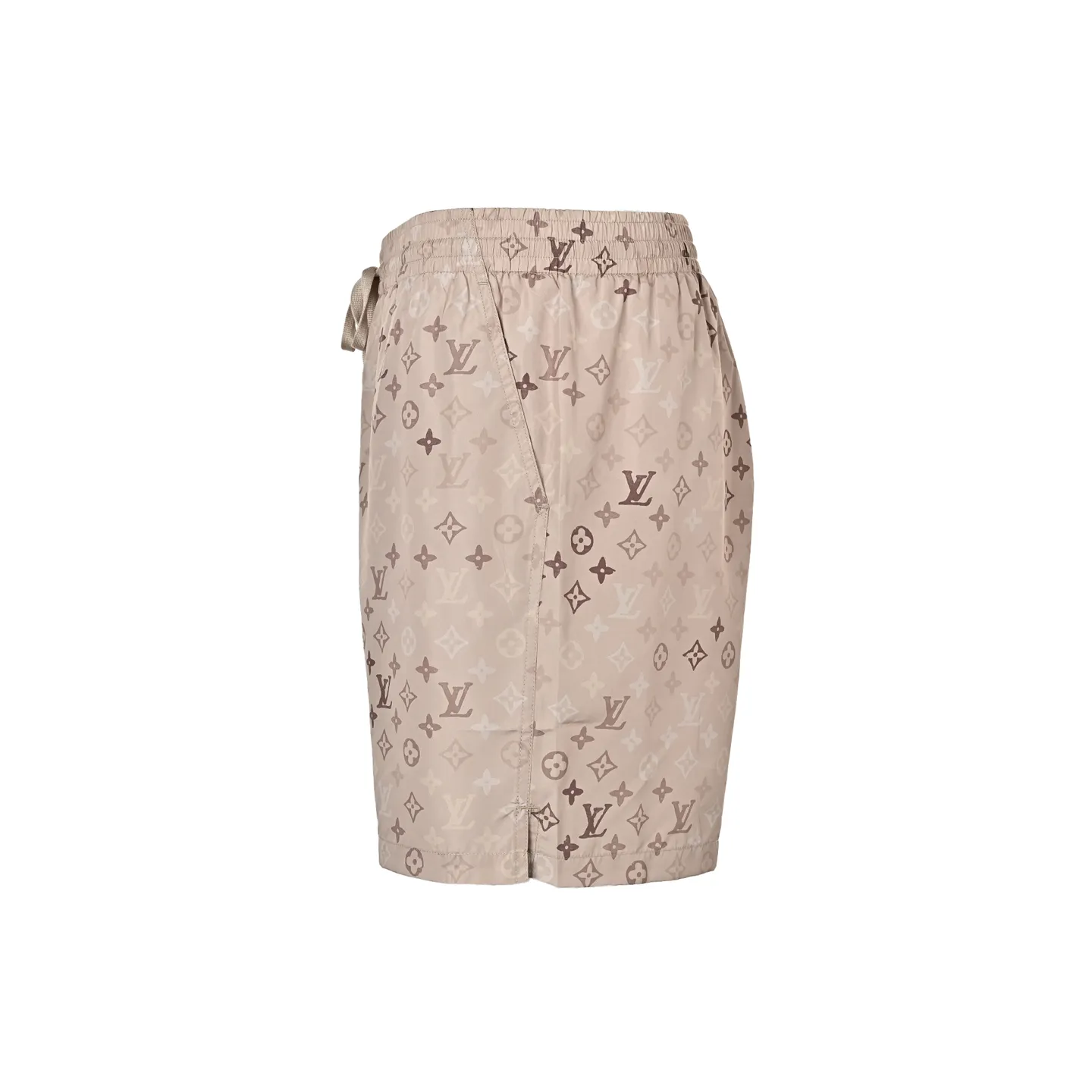 Louis Vuitton/Louis Vuitton presbyopic Khaki all-over printed suit shorts